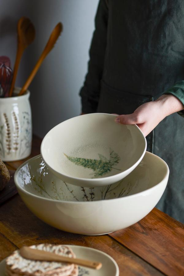 Bea Bowl, Nature, Stoneware