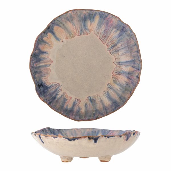 Amalia Bowl, Blue, Stoneware — Small