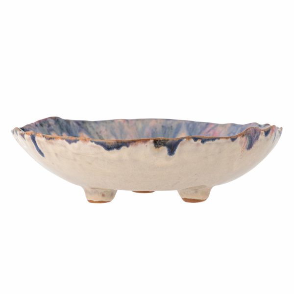 Amalia Bowl, Blue, Stoneware — Small