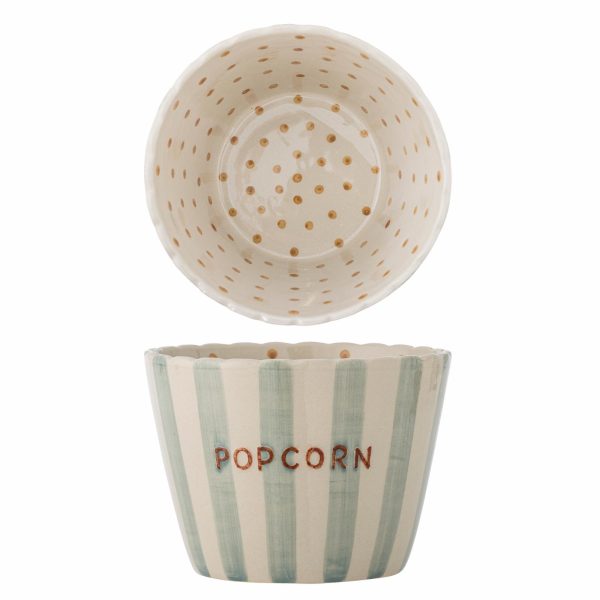 Chip Bowl, Multi, Stoneware — Popcorn