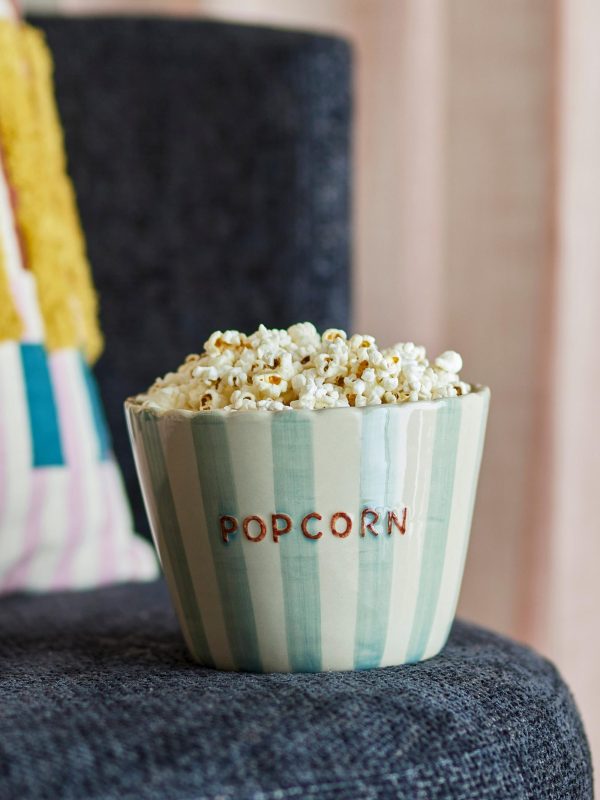 Chip Bowl, Multi, Stoneware — Popcorn