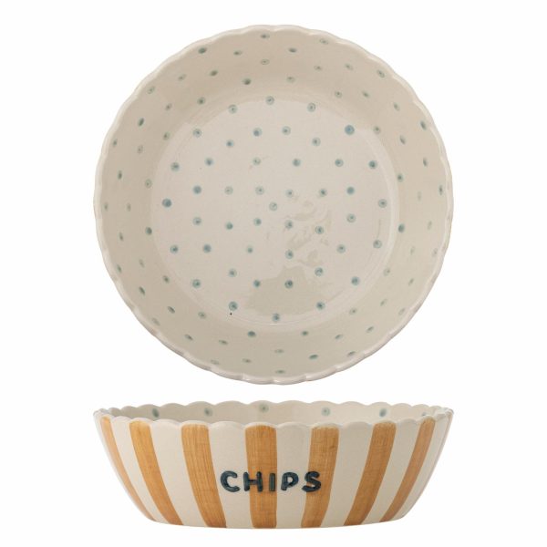 Chip Bowl, Multi, Stoneware — Chips