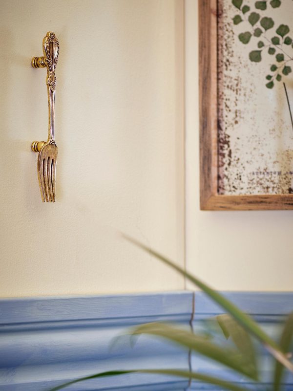 Cella Hook, Brass, Pewter