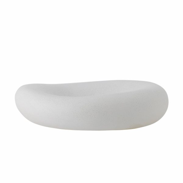 Audra Bowl, White, Stoneware