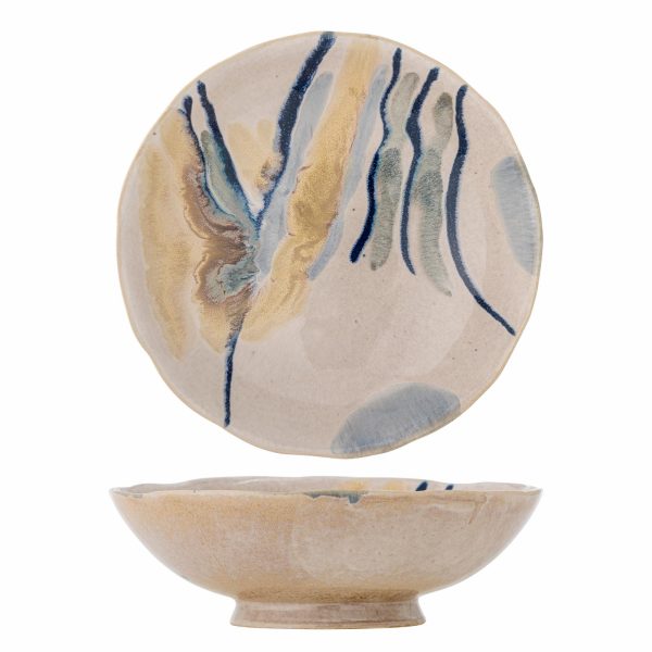 Imogen Bowl, Multi, Stoneware — Brushstroke