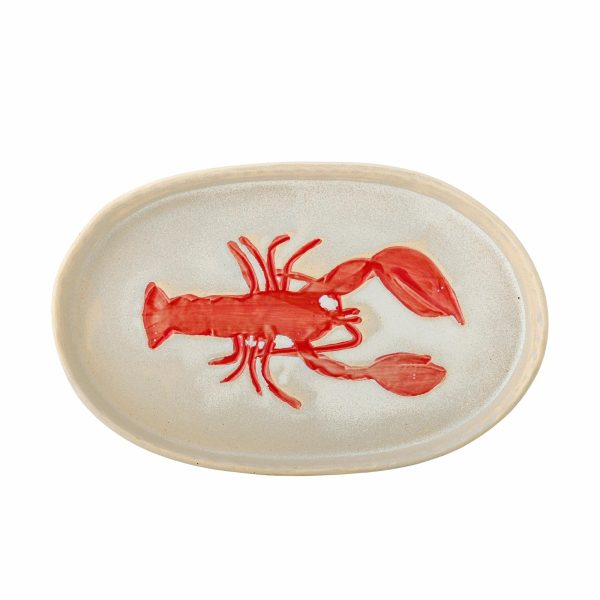 Hadden Serving Plate, Red, Stoneware