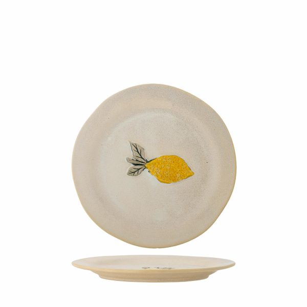 Hadden Plate, Yellow, Stoneware
