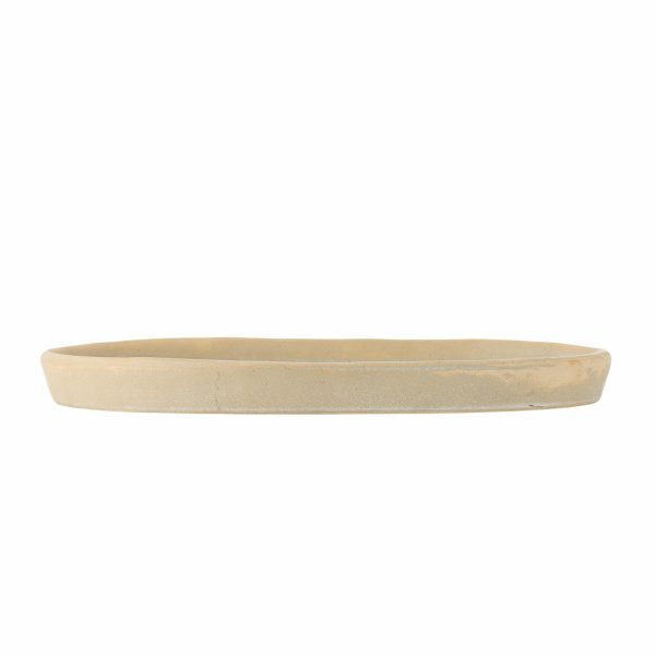 Hadden Serving Plate, Yellow, Stoneware