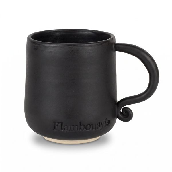 Flambouayia Handmade Mug — Matte Black