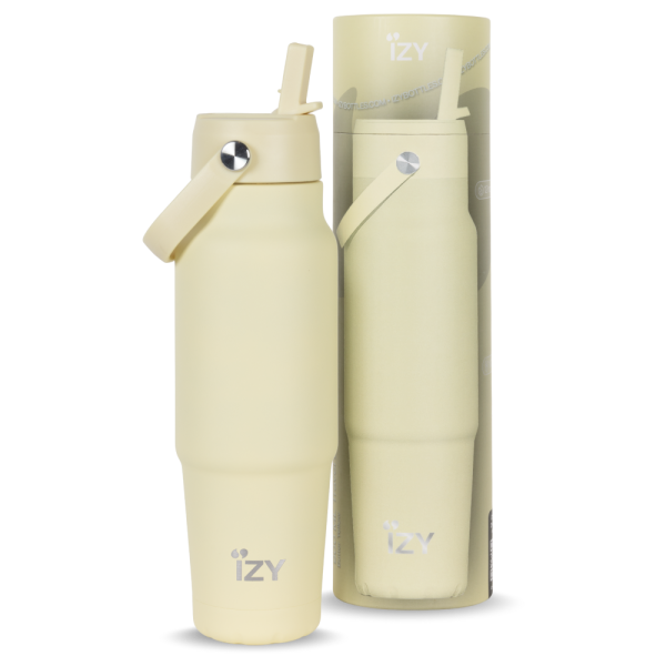 IZY Travel Bottle 900ml — Butter Yellow