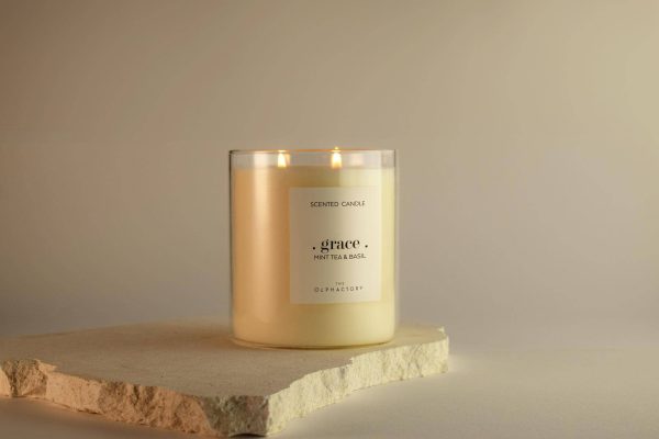 The Olphactory Candle — Mint Tea & Basil 790g