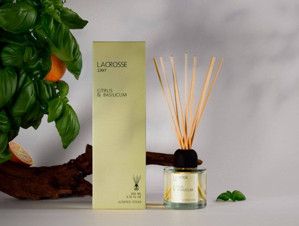 Lacrosse Reed Diffuser — Citrus & Basilicum 200ml