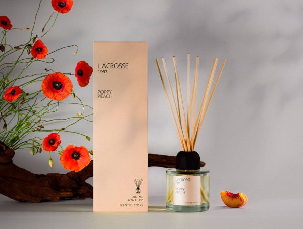 Lacrosse Reed Diffuser — Poppy Peach 200ml
