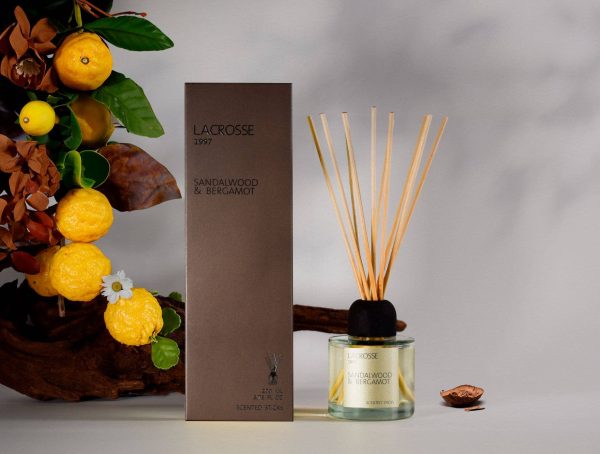 Lacrosse Reed Diffuser — Sandalwood & Bergamot 200ml