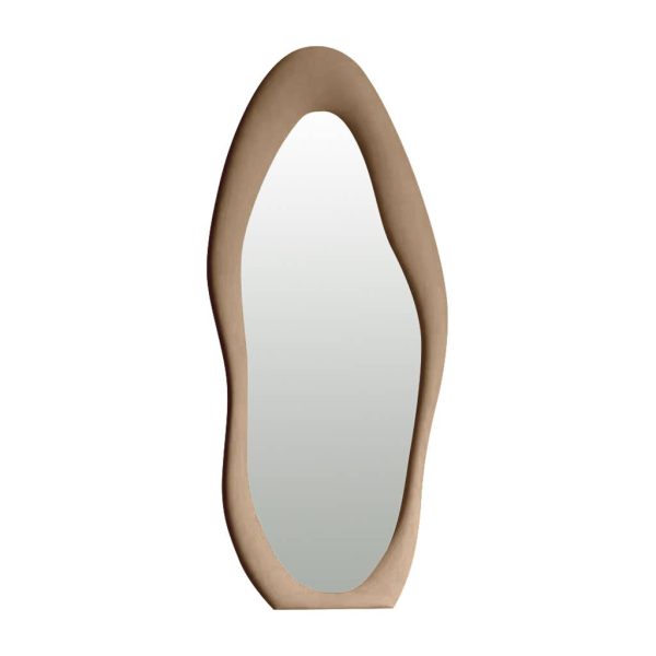 Osmose Velvet Mirror — Beige