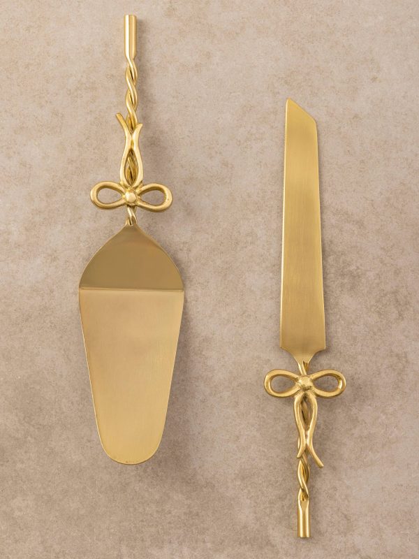 Imperial Gold Cake Server Set