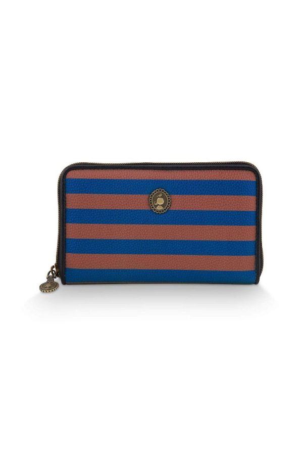 Willow Wallet Stripe Blue