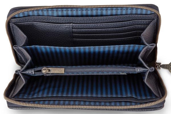 Willow Wallet Stripe Blue