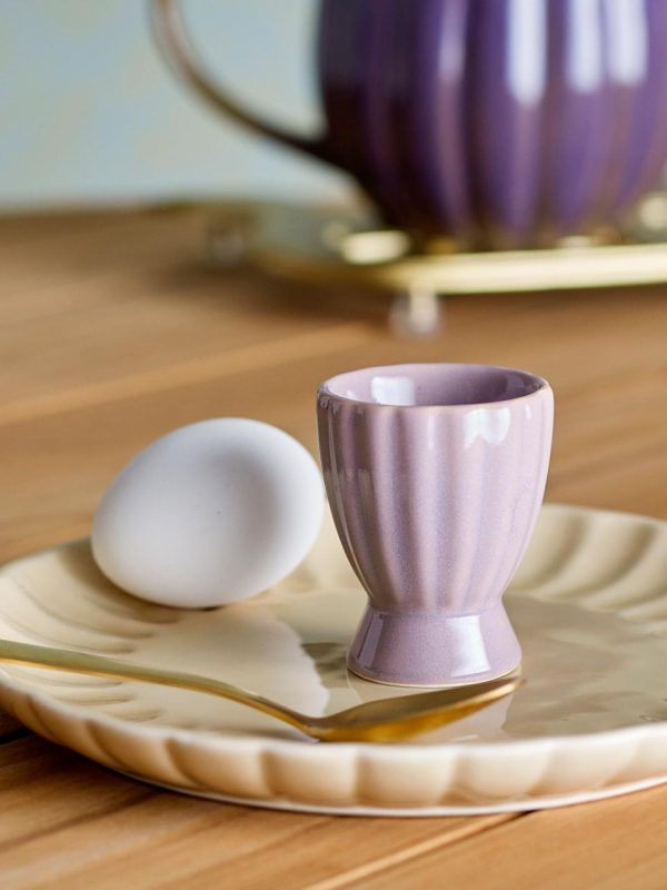 Latina Egg Cup, Rose, Stoneware