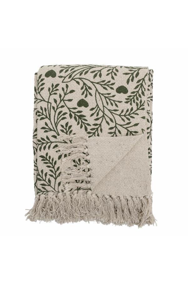 Maribelle Throw, Green, Recycled Cotton